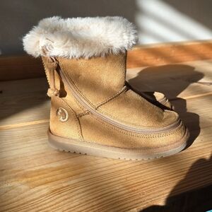 Billy Cozy II Tan Suede Fur-Lined Boots